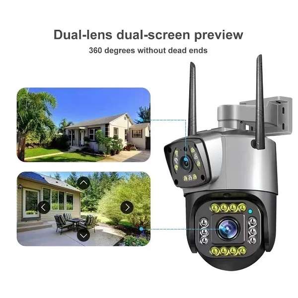 JG20375627 Dual Lens Wifi Smart Camera V380Pro App