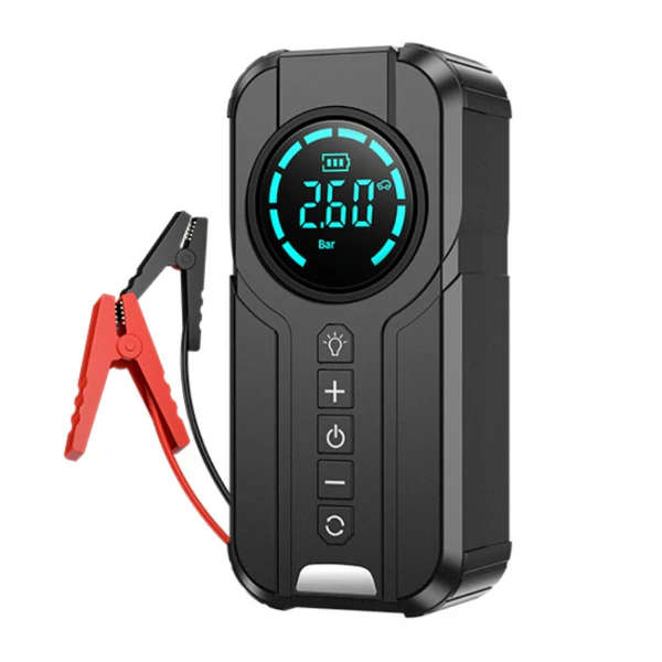 JG20375533 12V Portable Rechargeable Tyre Pump 180psi With Battery Clips JG819
