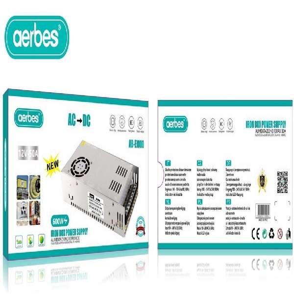 Aerbes AB-E1000 AC-DC 600W 12V 50A Iron Box Power Supply
