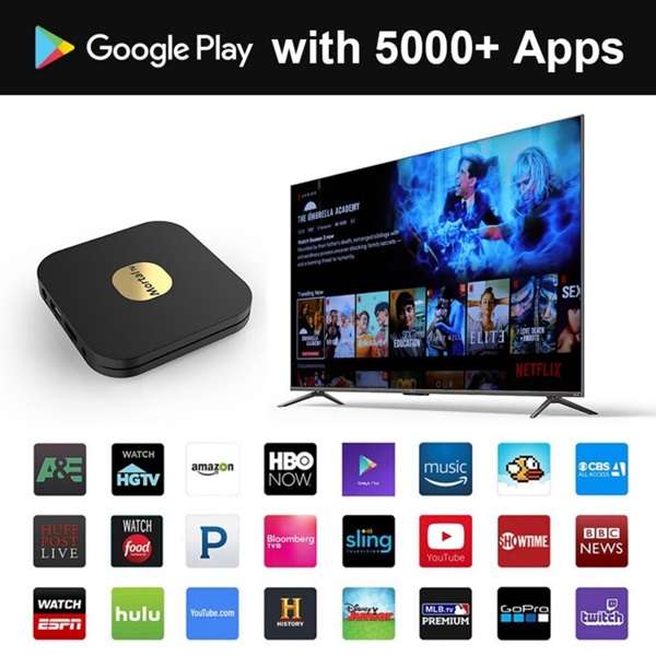 JG20375545 Mortal TV Android 13.0 TV Box with Hey  Google 8K 2gb+16gb