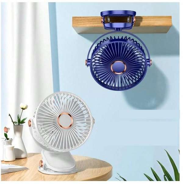 MY-7482Rechargeable Clip On Fan 5 Speed Mode