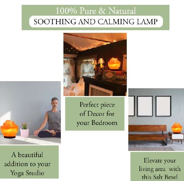 Jiageng JG20375557 Bowl Himalayan RGB Salt Lamp With USB Cable