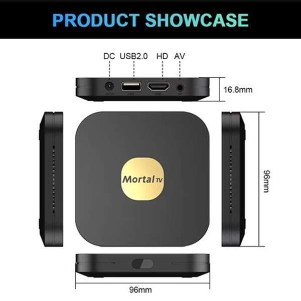 JG20375545 Mortal TV Android 13.0 TV Box with Hey  Google 8K 2gb+16gb