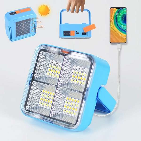 Aerbes AB-T77 Rechargeable 1800Mah Solar Powered LED Work Light