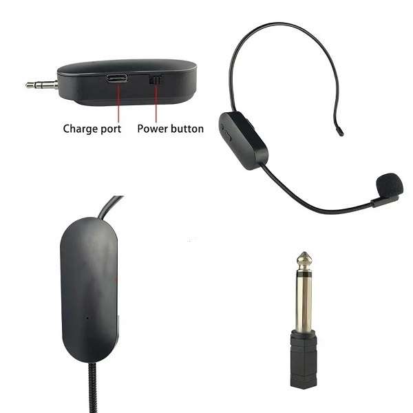 AY-101 Head Mounted UHF Wireless Microphone