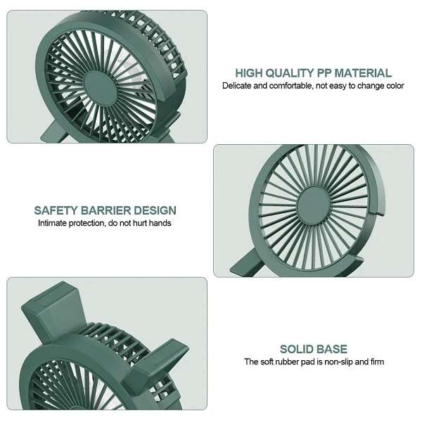 Baihuo MY-7481 USB 5W Power Mini Desktop Fan