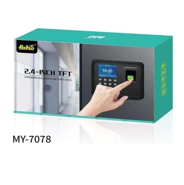 Baihuo MY-7078 Fingerprint Time Attendance Machine