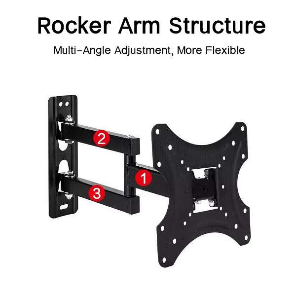 Aerbes AB-E992 Wall Mount Swivel TV Bracket 14-42 Inch