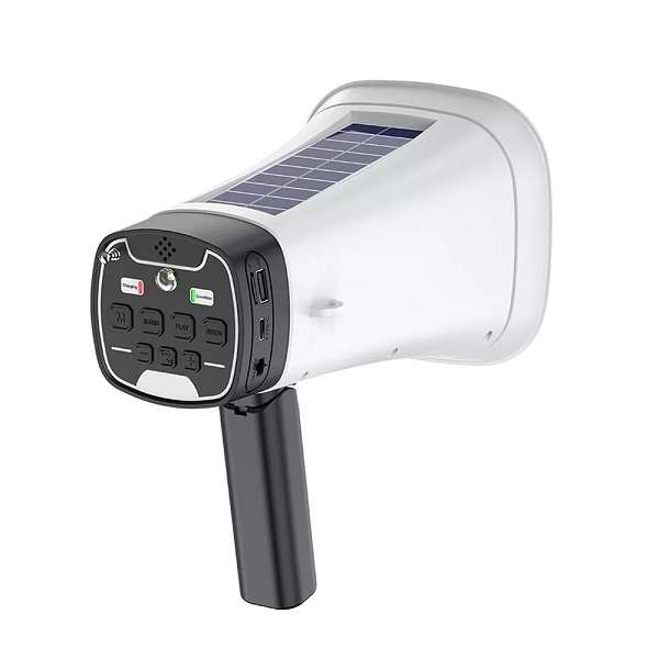 Wolulu AS-32981 Wireless Solar Powered Loud Hailer Speaker