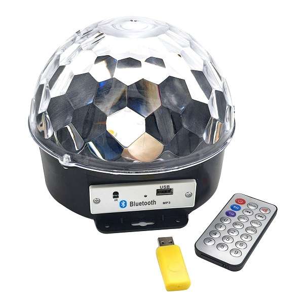 Pemin Plus PM-082 MP3 Bluetooth LED Magic Ball Speaker Light PM-5001
