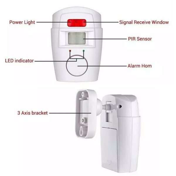 Alarm With Motion Sensor 105DB