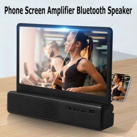 Wolulu AS-50221 11 Phone Screen Magnifier With Bluetooth Speaker 12D