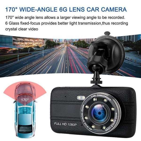 Aerbes AB-Q610 HD 1080P HDR In Vehicle Dual Dashboard Camera