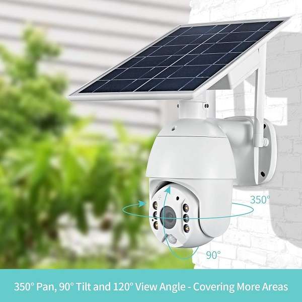 S10-4G 7.8W Solar Powered Surveillance PTZ Camera With Voice Monitor And PIR Ubox App