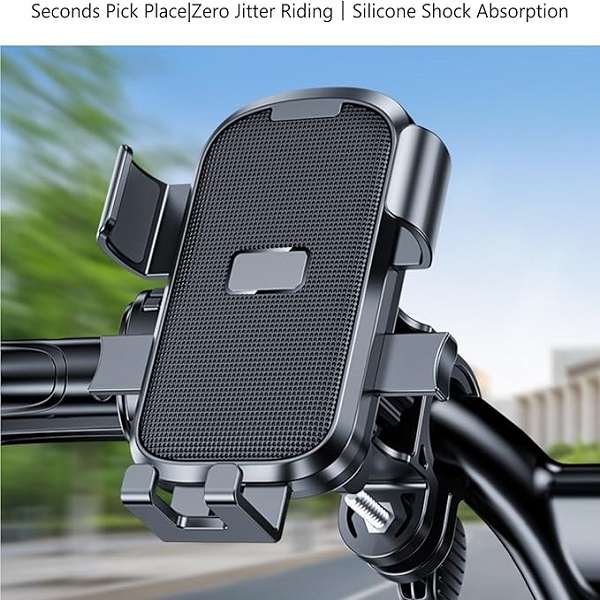 Treqa  BT-24 360° Rotating Handlebar Bike Phone Holder