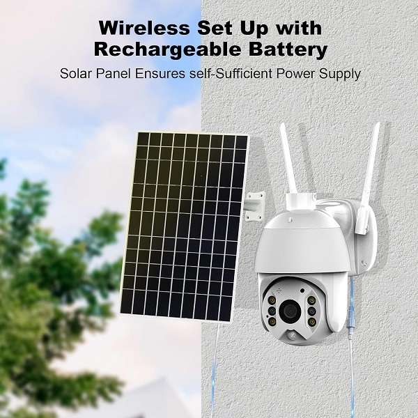 S10-WiFi 7.8W Solar Powered Surveillance Camera With Voice Monitor And PIR