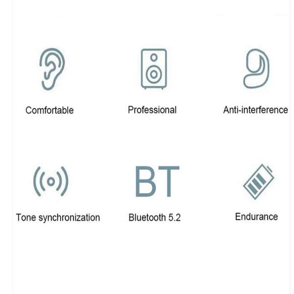 Treqa BT-50 Bone Conduction Bluetooth Single Earphone