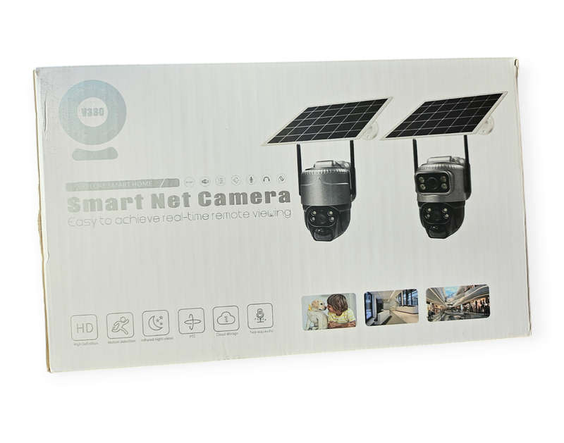 VCS20-4G Solar Powered 4G Camera 350° Video Surveillance Monitor V380 Pro App