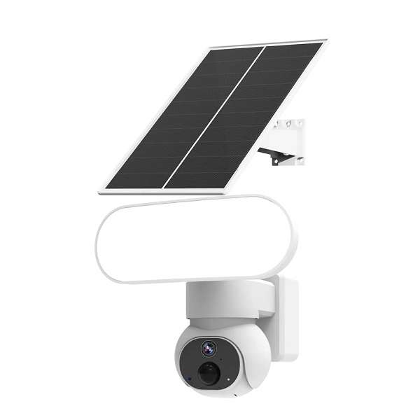 2.4GHz Wifi Solar Powered Camera With Flood Light Ubox App