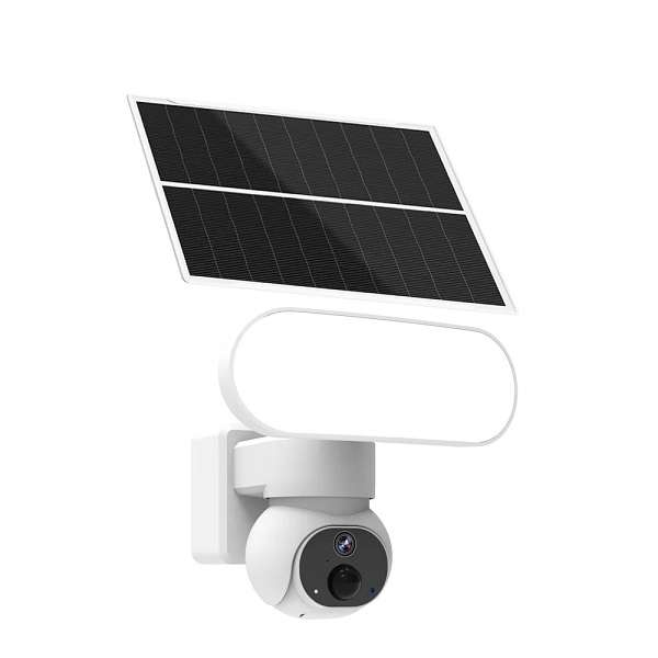 2.4GHz Wifi Solar Powered Camera With Flood Light Ubox App