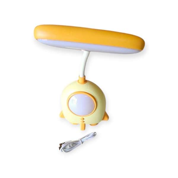 Aerbes AB-TD110  Rechargeable 500mah Space Ship LED Table Lamp with Pen Storage Holder