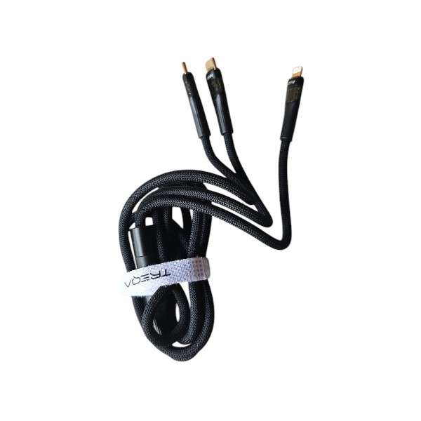 Treqa CA-890 100W + 27W 6A 2 in 1 Cable