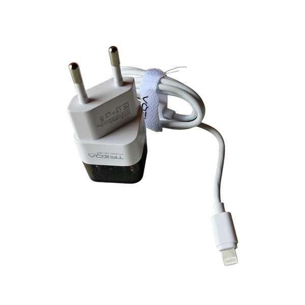 Treqa CS-237PD 38W USB + PD Charging Head With Type C To Lightning Cable