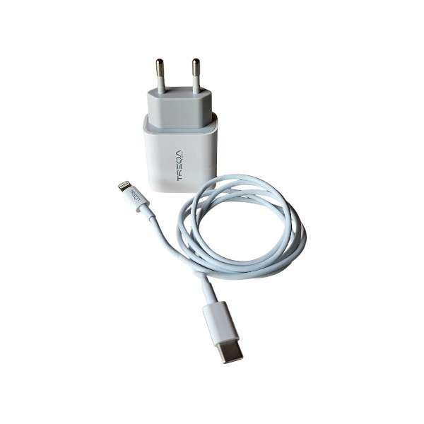 Treqa CS-236 58W USB-C +IOS And USB Charger Head With Type C To Lightning Cable