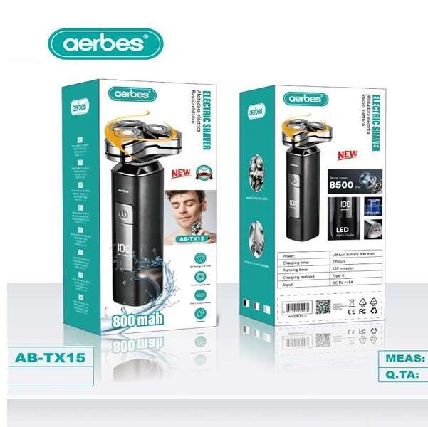 Aerbes AB-TX15 Electric Shaver 800mah Battery