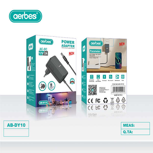 Aerbes AB-DY10  Power Adapter 12V 2A