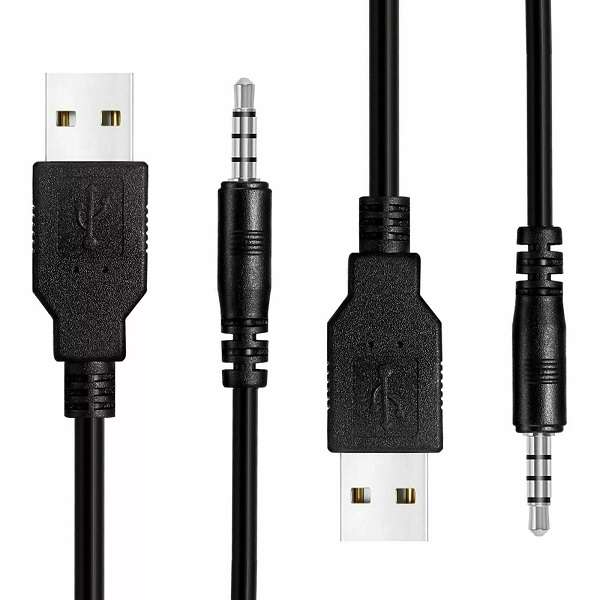 SE-L214 3.5MM Aux Male to USB Male Cable 1.5M