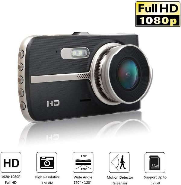 Aerbes AB-Q612 1080P HDR Vehicle Dashboard Camera