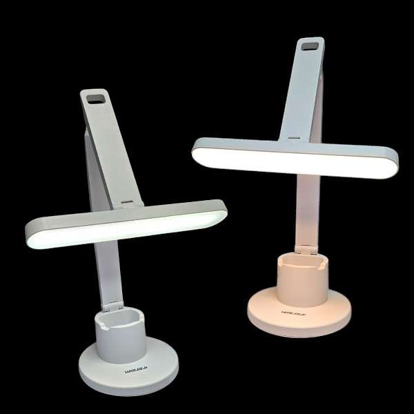 Wolulu AS-51066 Foldable Rechargeable LED Desk Lamp With Phone Holder