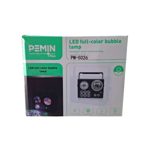 Pemin PM-128 LED RGB Bubble 4 in 1 Effect Stage Lamp PM-5026