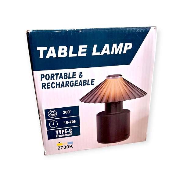 PM-150 Warm Glow Modern Touch-Sensor Rechargeable Table Lamp