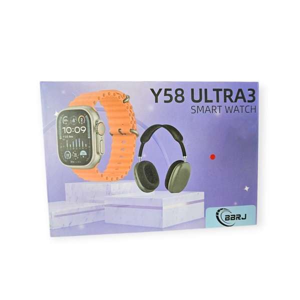 Y58 ULTRA3 Smart Watch With Bluetooth Headphone
