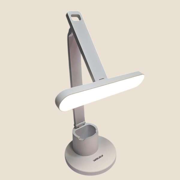 Wolulu AS-51066 Foldable Rechargeable LED Desk Lamp With Phone Holder