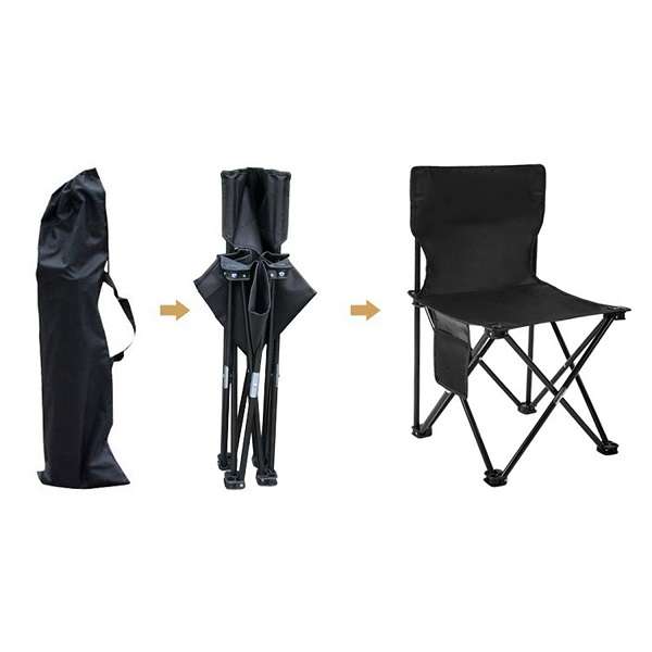 JG20375672 Outdoor Foldable Table With 6 Chairs Camping Set 120cm x 55cm x 50cm