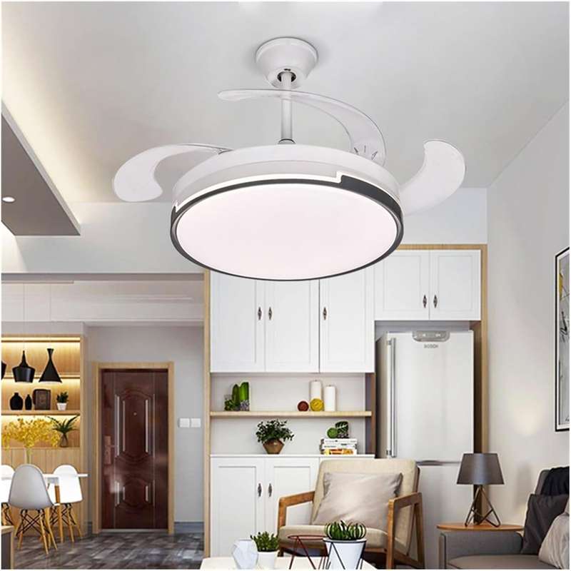 Wolulu AS-51079 48 LED Designer Ceiling Fan Light 72w 3 Adjustable  Light Settings