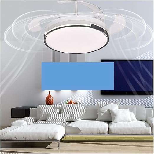 Wolulu AS-51079 48 LED Designer Ceiling Fan Light 72w 3 Adjustable  Light Settings