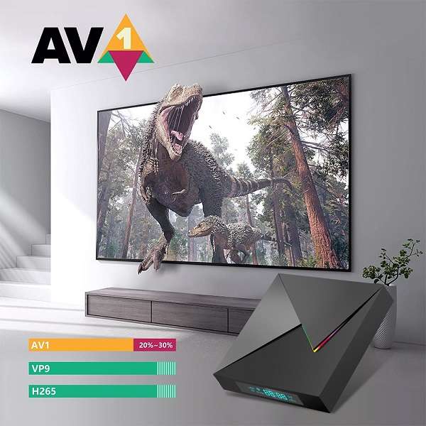 Tangka TK-TV04 Android 15.0 4K TV Box With Dual-Band WiFi 802.11, Ultra HD Streaming And Smart En...