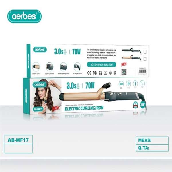 Aerbes AB-MF17 70W Professional Electronic Hair Curling Iron