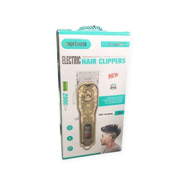 Aerbes AB-LF46 2000mAh Electric Hair Clipper With Display
