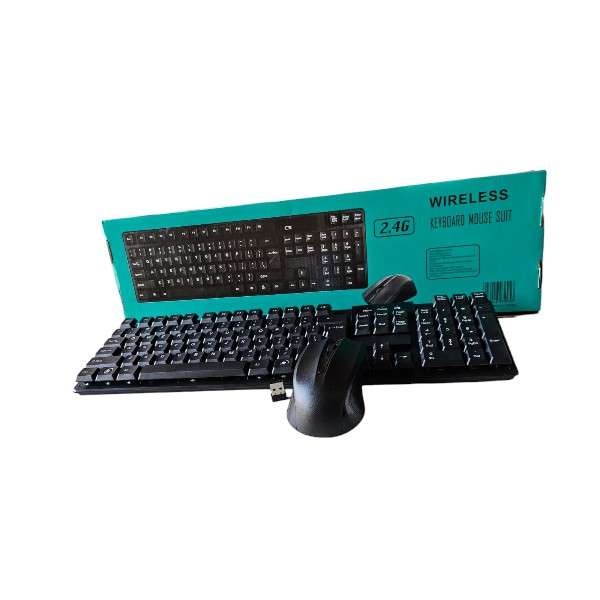 TJ-808 2.4GHz Wireless Keyboard and Mouse Combo