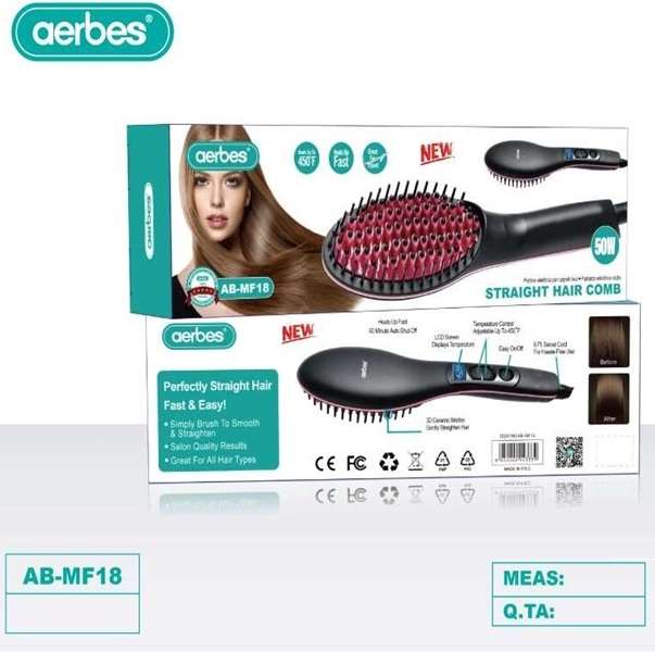 Aerbes AB-MF18 50W Straight Hair Brush
