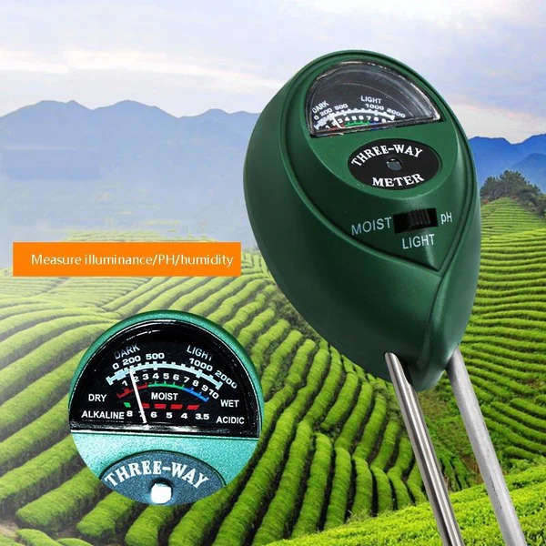 JG20375687 3 IN 1 Soil PH, Moisture and Light Meter