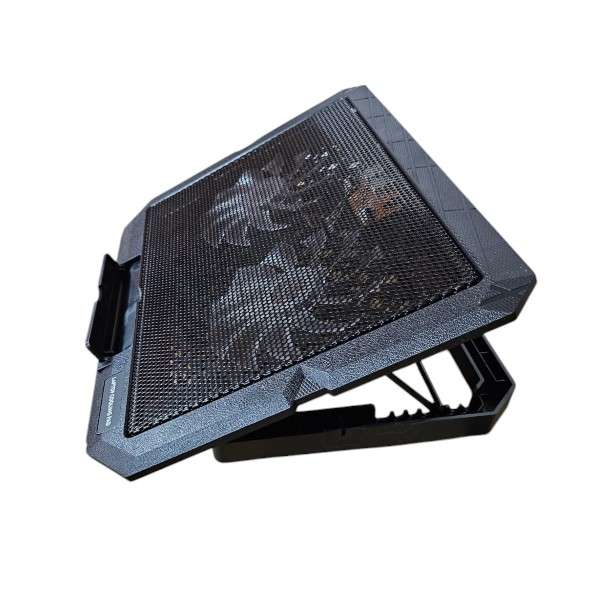 Baihuo MY-7081 2 Fan Laptop Cooler With Blue LED Light And Dual USB Port