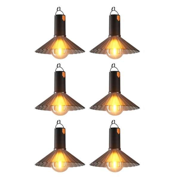 PM- 154 6 Piece Camping Rechargeable Hanging Lamp With Three Modes