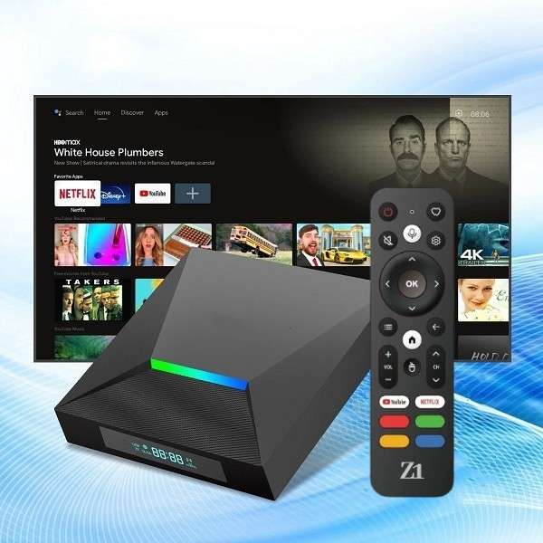 Tangka TK-TV03 Android TV Box 8GB RAM + 128GB Storage 4K Ultra HD Streaming And Dual-Band WiFi