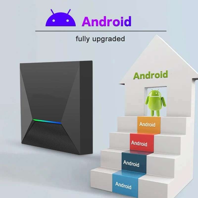 Tangka TK-TV03 Android TV Box 8GB RAM + 128GB Storage 4K Ultra HD Streaming And Dual-Band WiFi